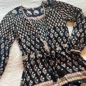 Spell the gypsy floral romper xs